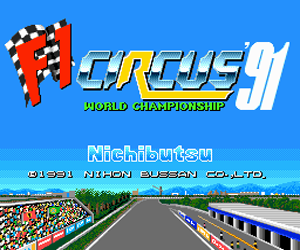 F1 Circus '91 - World Championship (Japan) Screenshot